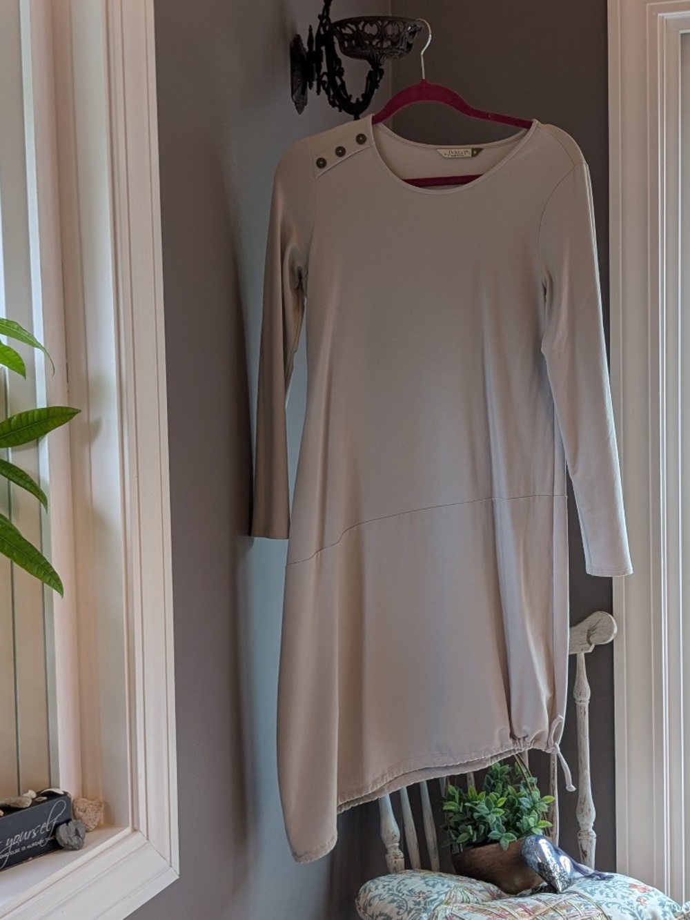 Chalet Asymmetrical Drawstring Dress